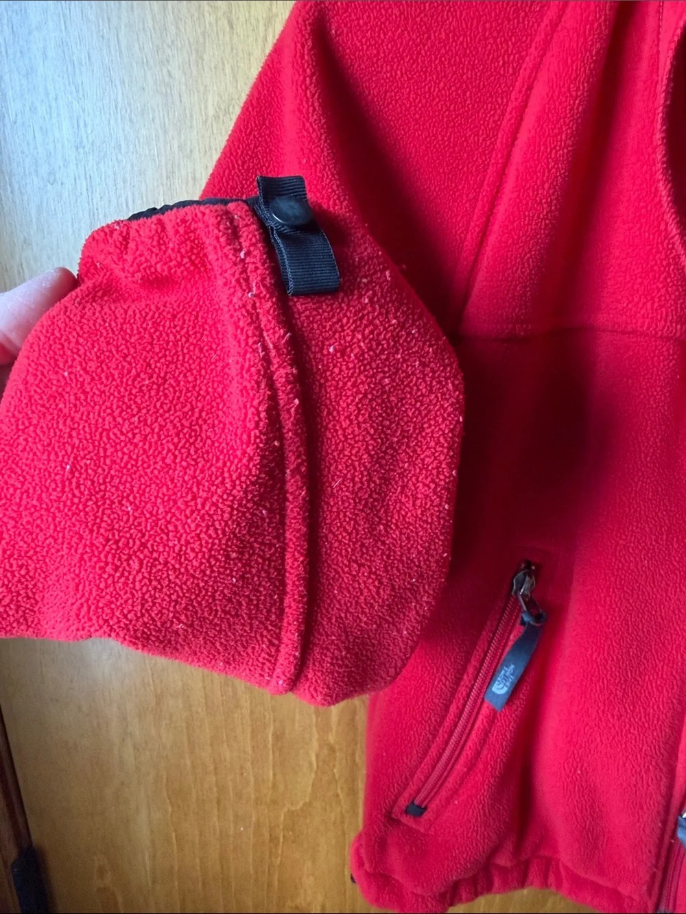 North face boys inner shell red